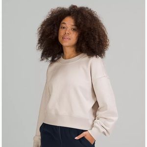 Lululemon perfectly oversized crop crew
